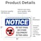 Signmission Do Not Park Or Store Sign, Vinyl Decal, 5in W x 3.5in L, 2PK OS-2PACK-NS-D-35-L-15472 - alternate 5
